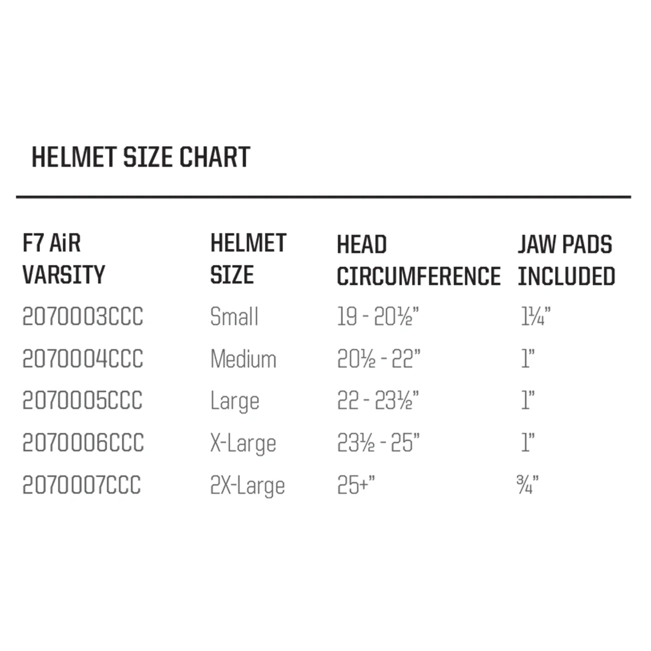 Schutt F7 Air