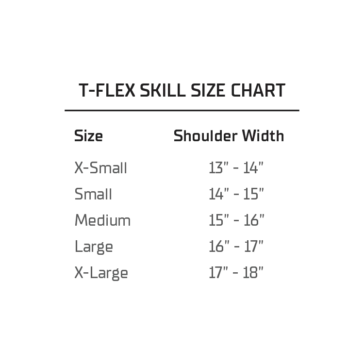 Schutt T-FLEX Youth Shoulder Pads