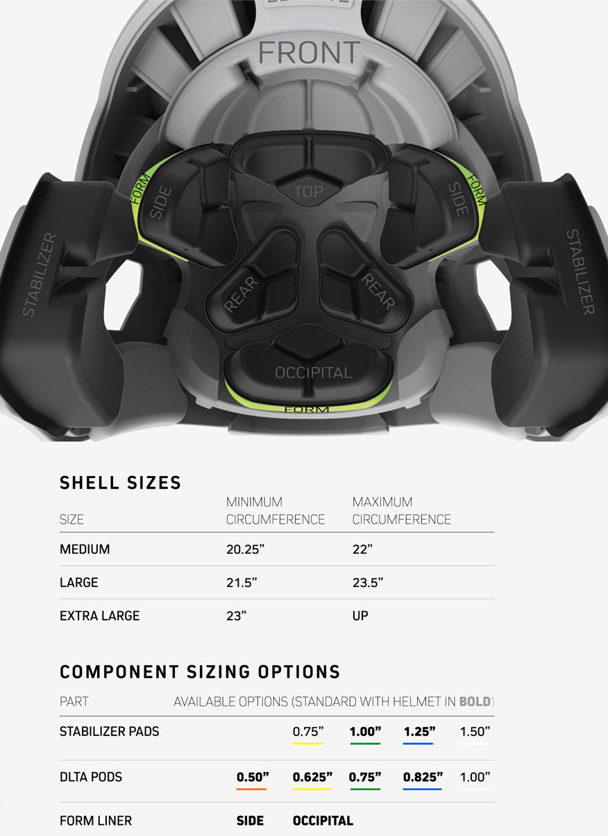 adult size football helmet deminsions Vicis Adult Zero2 Football Helmet